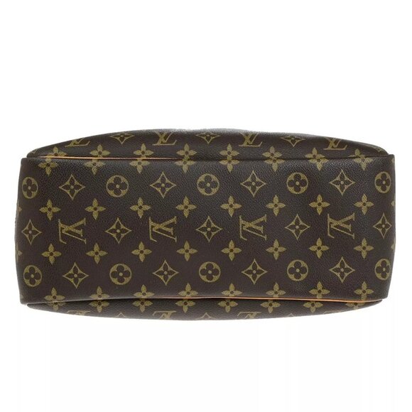 LOUIS VUITTON LV Logo Deauville Hand Bag Monogram Leather Brown - Picture 11 of 16